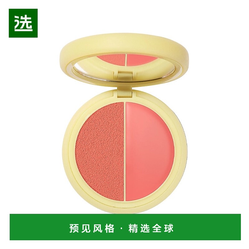 欧洲直邮SIMIHAZE双色干湿两用腮红膏 5g 提升气色自然氛围感正品