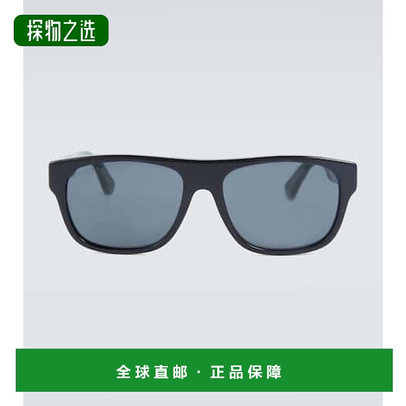 1h可退 香港直邮Gucci 古驰 男士 矩形框太阳眼镜 000919新款