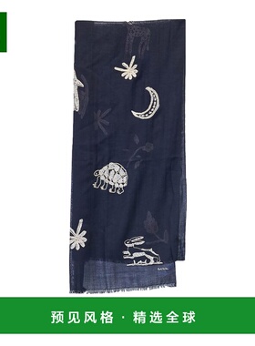 香港直邮PAUL SMITH 女士围巾 W1A250MT75747 AW2026 蓝色 Scarf