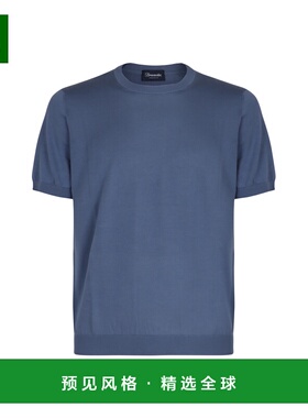 香港直邮DRUMOHR 男士针织衫 D0GN100725 SS2025 蓝色 T-Shirt