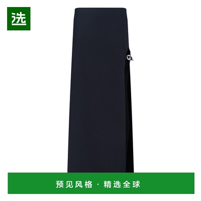 1h可退 香港直邮Coperni 女士 黑色半身裙 COPJ100F2043BLKa字裙