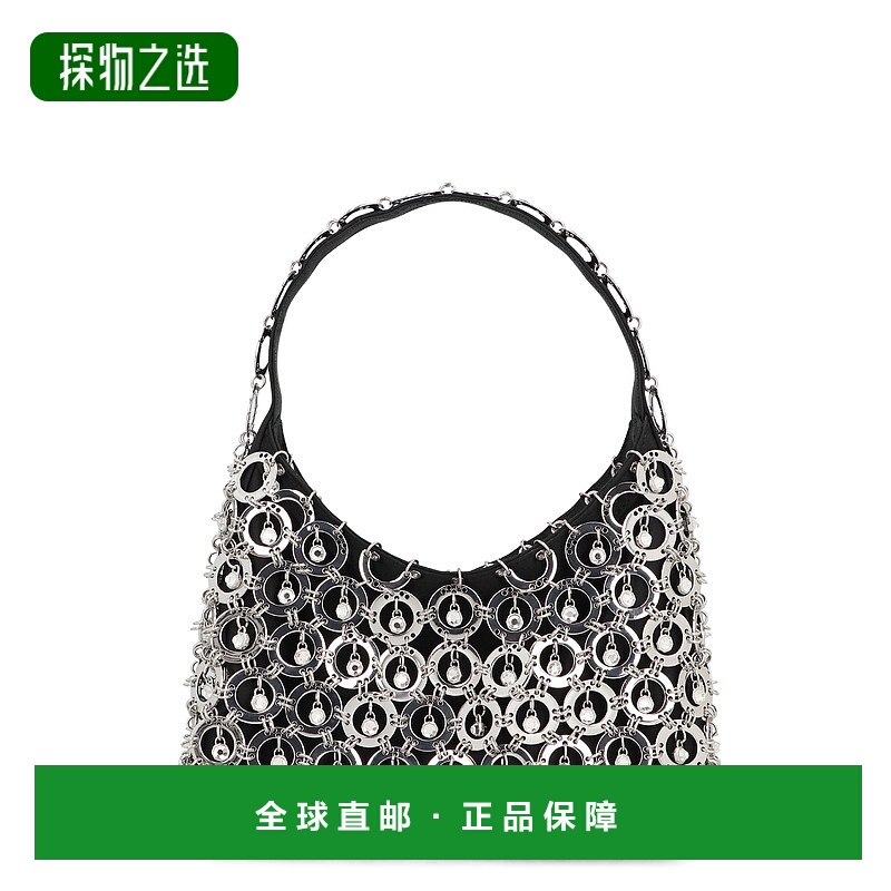 香港直邮Rabanne 女士 Sphere 綴飾單肩包 24SSS0369MET624
