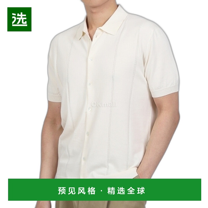 韩国直邮BARACUTA HORATIO 针织 POLO 衫 短袖珠地布领子 男士时