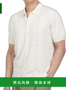 韩国直邮BARACUTA HORATIO 针织 POLO 衫 短袖珠地布领子 男士时