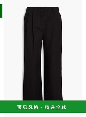 1h可退 香港直邮toteme 女士 棉质斜纹布直筒裤 242WRB1641FB0103