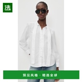 舒适时尚 1h可退 打结领衬衫 white白色 香港直邮R13 女士