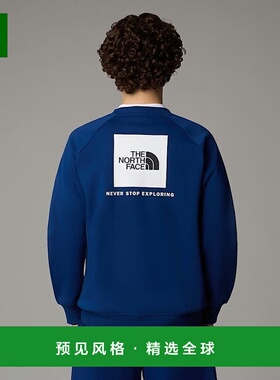 欧洲直邮北面Redbox 男士插肩袖运动衫TheNorthFace羊毛卫衣男装
