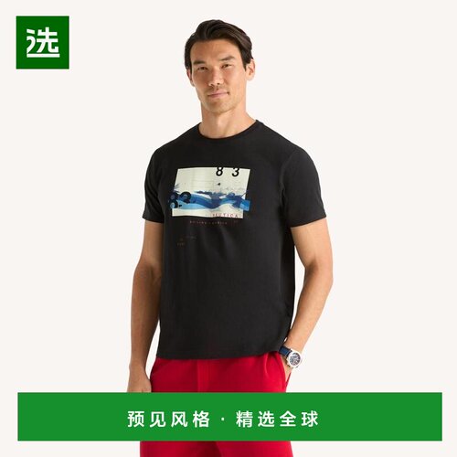 【美国直邮】nautica/诺帝卡 男士 上装T恤 支付后1h可退