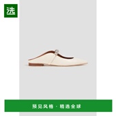 水晶装 1h可退 饰皮质尖头平 女士 Bella 香港直邮Malone Souliers