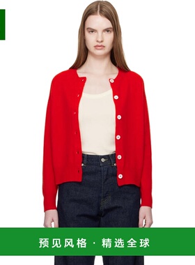 1h可退 香港直邮DAUGHTER 女士 红色 Ada Crewneck 开衫 HKN03901