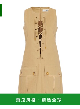香港直邮Chloe 系带背心式连衣裙 25SRO36339