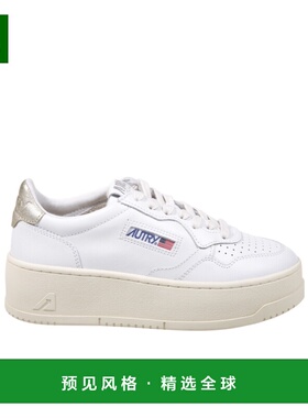 香港直邮AUTRY 女士运动鞋 PTLWLL01 SS2026 白色 徽标刺绣低帮休