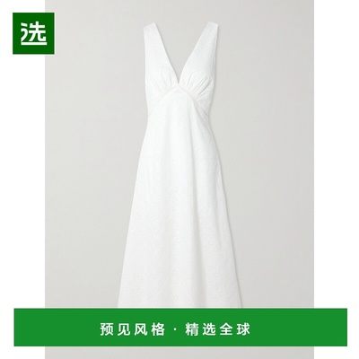 1h可退 香港直邮FAITHFULL THE BRAND 女士 Maya 英格兰刺绣中长