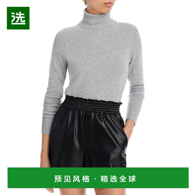 1h可退 【美国直邮】AQUA Cashmere高领羊绒毛衣 100 独家 女装毛