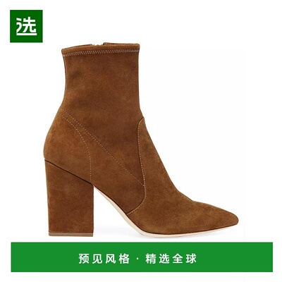 【美国直邮】Loeffler Randall Isla绒面革尖头短靴 女鞋 时装靴