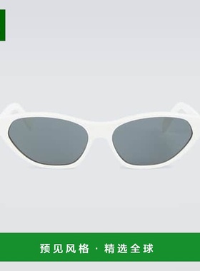 1h可退 香港直邮Celine 思琳 男士 猫眼太阳眼镜 white白色 舒适