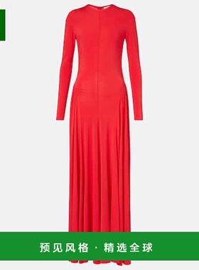 1h可退 香港直邮TOVE 女士 Orea 针织长款连衣裙 red红色 舒适时