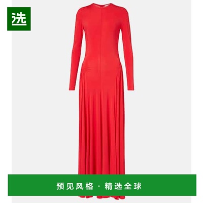 1h可退 香港直邮TOVE 女士 Orea 针织长款连衣裙 red红色 舒适时