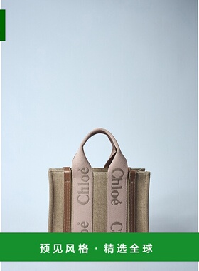 1h可退 香港直邮Chloe 蔻依 女士 小号 Woody 托特包 CHC23AS397L