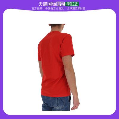 香港直邮DSQUARED2 男士红色棉质T恤 S79GC0003-S23009-312男T恤