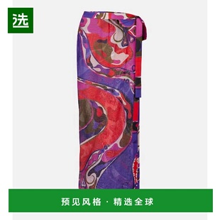 1h可退 香港直邮Emilio Pucci 璞琪 女士 Orchidee 棉质裹裙