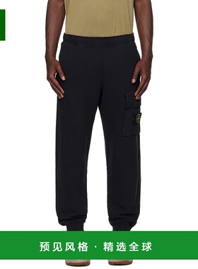 1h可退 香港直邮Stone Island 石头岛 男士 黑色 6200003 Brushed