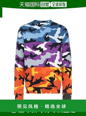 【99新未使用】香港直邮Valentino 迷彩印花混纺套衫 QV3MF11G3LY