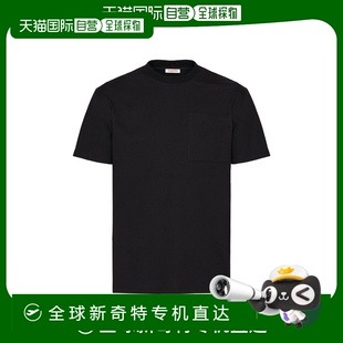 V字形細(xì)節(jié)短袖 香港直郵Valentino T恤 99新未使用 4V3MG10V9UH