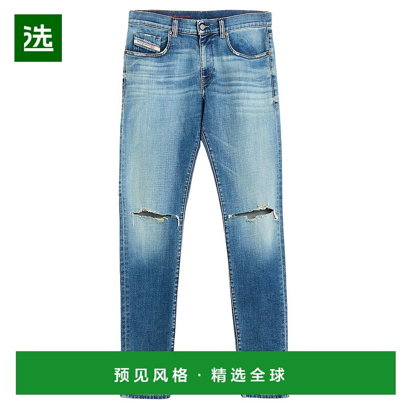 1h可退 香港直邮Diesel 迪赛 男士 牛仔长裤 blue蓝色 舒适时尚