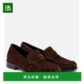 绒面革乐福鞋 1h可退 brown棕色 女士 Dylan 香港直邮Paris Texas