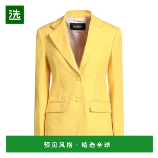 1h可退 香港直邮Raf Simons 拉夫·西蒙 女士 西装外套 yellow黄