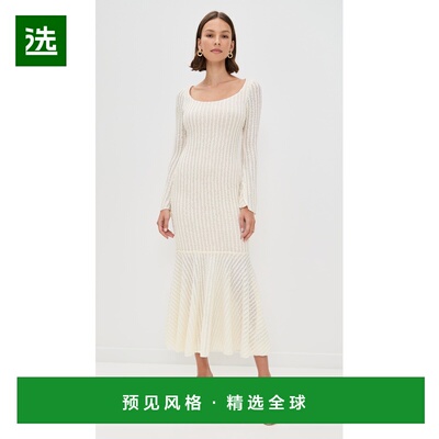 1h可退 香港直邮REFORMATION 女士 Tilda 针织连衣裙 white白色