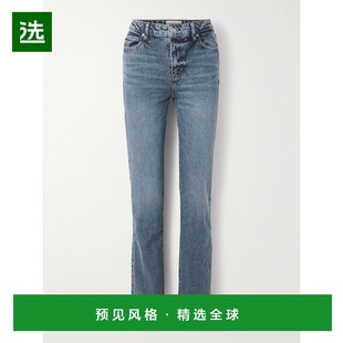1h可退 香港直邮Frame Denim 女士 Ruler 高腰细脚牛仔裤 1002889