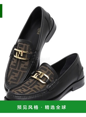韩国直邮FENDI O'Lock 皮革乐福鞋 (7D1550 AJZF F0R7R) 乐福