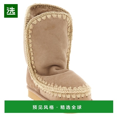 香港直邮MOU 女士靴子 FW101000ACAM AW2025 浅棕色 Ankle Boots