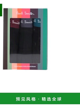 香港直邮PAUL SMITH 男士内裤 M1A914P3PK751A SS2025 黑色