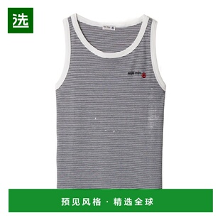 Miu 罗纹平纹针织上衣 Petit MJT7 Bateau 香港直邮Miu