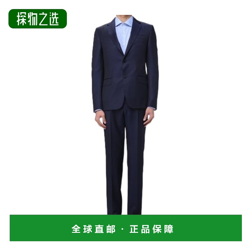 香港直邮Zegna 长袖西装套装 281CGN222791A2杰尼亚
