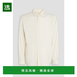 SHPCM01144BLANC 1h可退 绉纱衬衫 男士 beige米 香港直邮Sandro