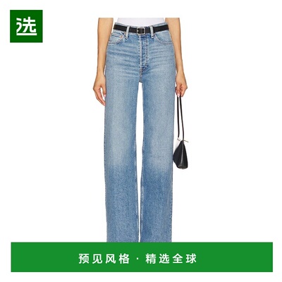 1h可退 香港直邮redone 女士 70s 超高腰阔腿牛仔裤 52303W7UHRWL