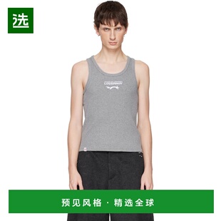 1h可退 香港直邮Charles Jeffrey Loverboy 男士 灰色徽标背心 05