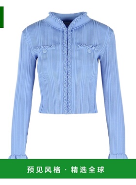 香港直邮SELF-PORTRAIT 女士西服 RS26555CB AW2025 蓝色 立领夹