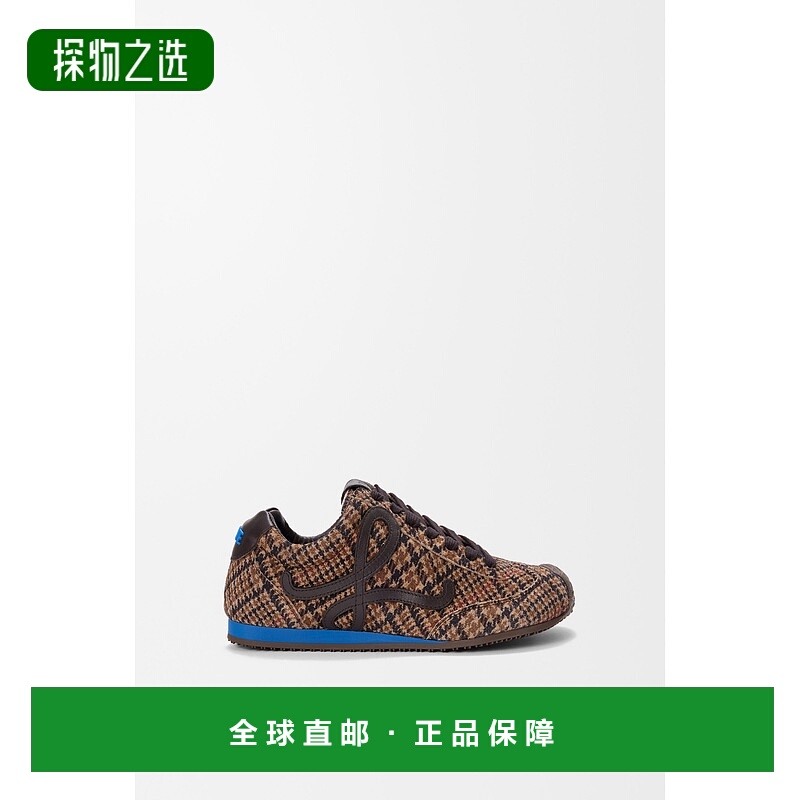1h可退 欧洲直邮LOEWE (2025新品) Ballet Runner 2.0 印花绒面革