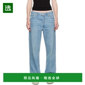 美国直邮 Done女士牛仔裤 1h可退 宽松直筒褪色休闲时尚 易搭