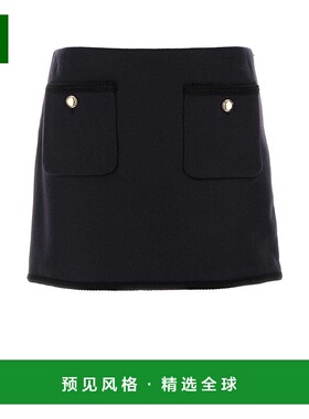 香港直邮Miu Miu 缪缪 女士 拉鍊迷你裙 MG2054S23212U5半身裙