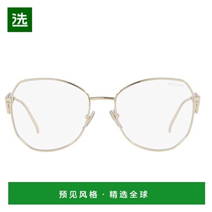 1h可退 香港直邮Prada 普拉达 女士 Symbole金属框平光镜 PR57YS