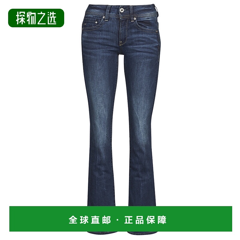 欧洲直邮G-Star Raw 女士 MIDGE SADDLE MID BOOTLEG 微喇靴型牛