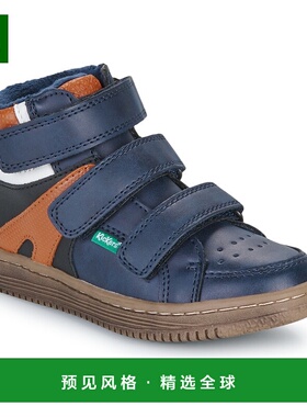 欧洲直邮kickers  男童鞋 秋冬 高帮板鞋 LOHAN