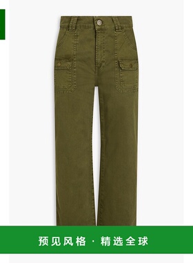 1h可退 香港直邮Frame Denim 女士 短款棉混纺斜纹布工装裤 WS24W