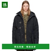 男装 1h可退 Bell 黑色系带鱼尾派克大衣 美国直邮 Andersson